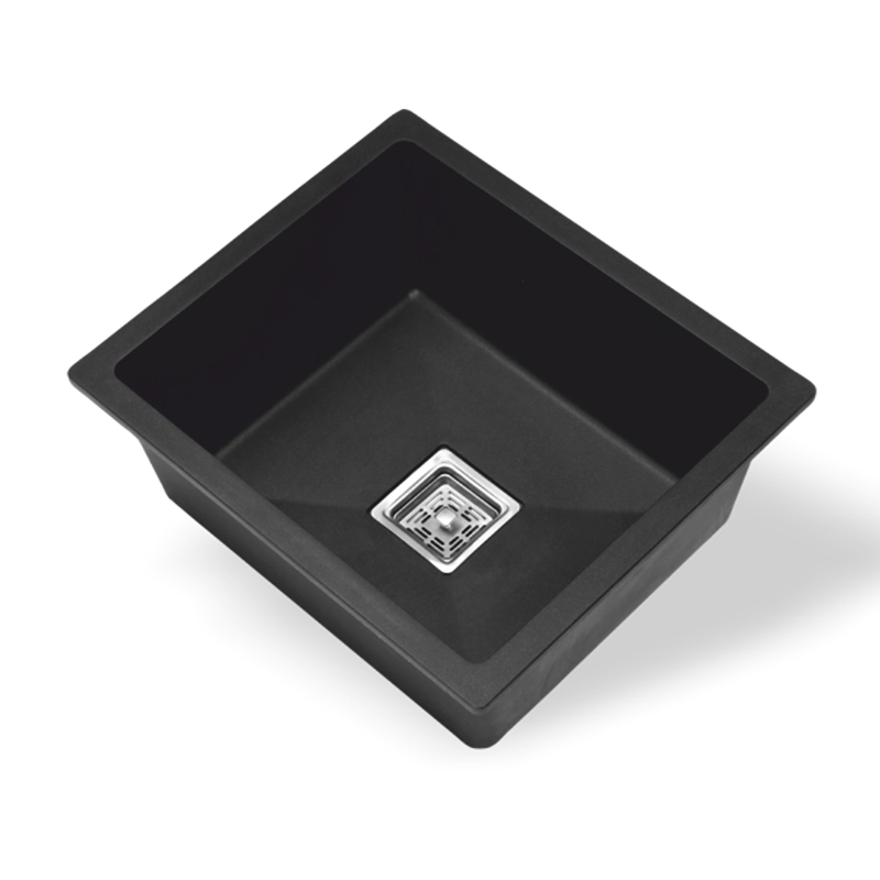 Quartz Kitchen Sink (Black) PRAYAG