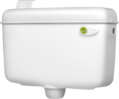 Cistern - Sleek Essence Single Flush HINDWARE