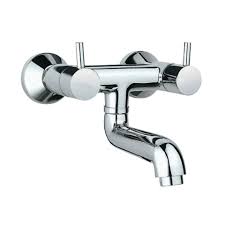 Wall Mixer Non-Telephonic Shower Arrangement with Connecting Legs & Wall Flanges JAGUAR