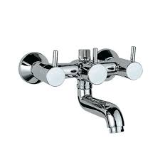 Wall Mixer with Telephone Shower Arrangement, Connecting Legs & Wall Flanges but without Crutch & Telephone Shower JAGUAR