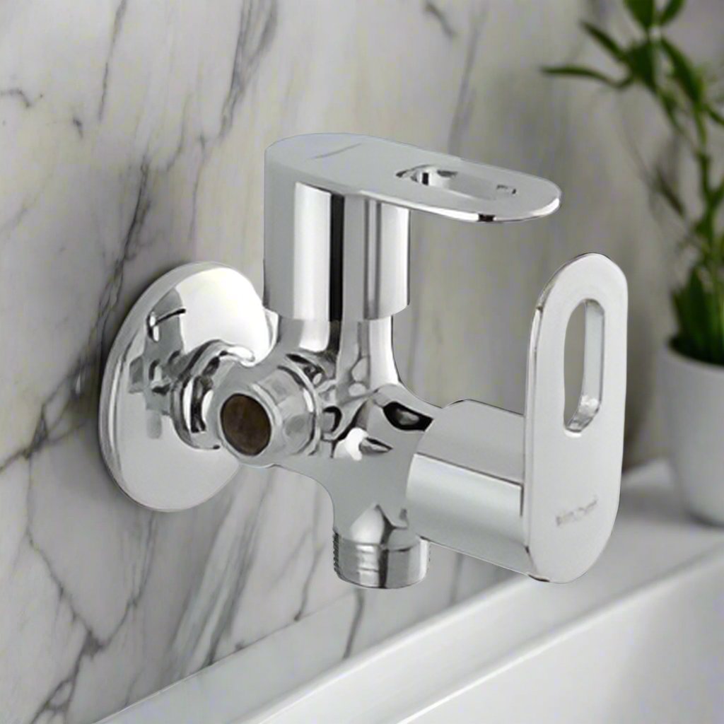 2 in 1 Angle Cock with Flange (KB2111040) KEROVIT