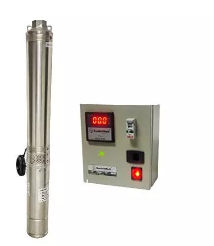 V-GUARD NOVA - OTAM0112 BOREWELL SUBMERSIBLE WATER PUMP  with Panel