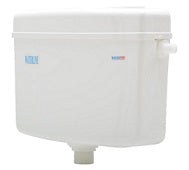 Sleek Single Flush Cistern - White