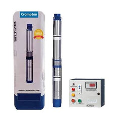 CROMPTON SUBMERSIBLE Water Filled PUMP (1 HP) 10  Stage with Panel