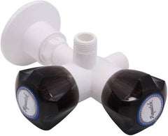 AQUA PRIDE PVC  2 WAY ANGLE COCK