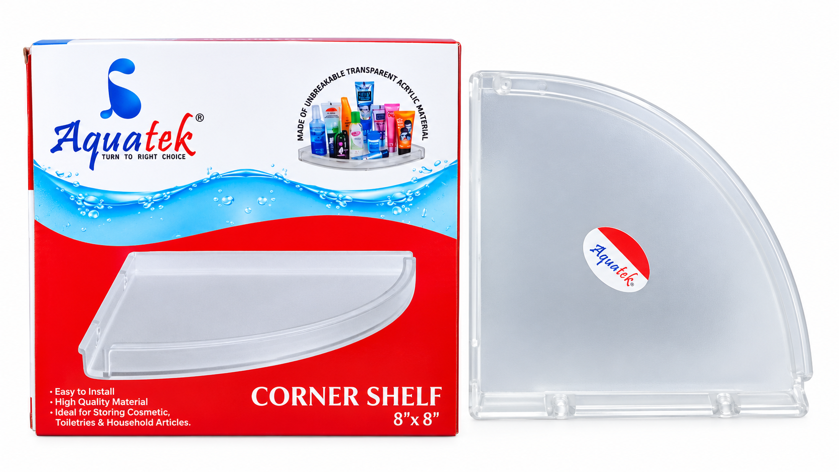 AQUATEK Corner Shelf 8