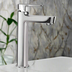 Single Lever Tall Basin Mixer without Pop-up