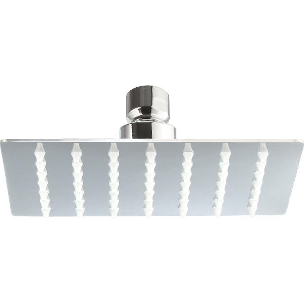 KEROVIT SINGLE NFUNCTION SS SQUARE OVERHEAD SHOWER  6 INCH * 6 INCH (KA570030) OVERHEAD RAIN SHOWER BY KAJARIA