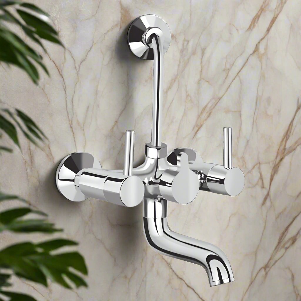 Wall Mixer 2 In 1 With Flanges