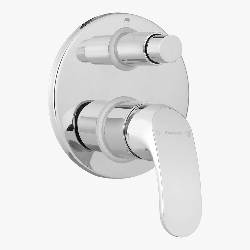 2 INLET CONCEALED BATH & SHOWER MIXER TRIMS - SINGLE LEVER (KB1211014) EDGE