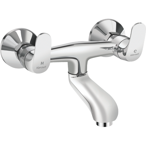 WALL MIXER - NON TELEPHONIC SHOWER WITH FLANGES (KB1211021) EDGE