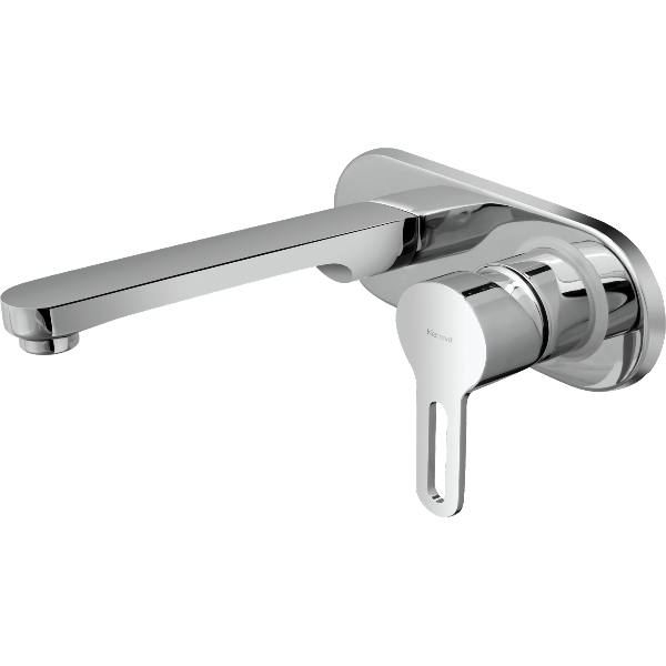 KEROVIT CONCEALED WALL MOUNTED BASIN MIXER TRIMS - SINGLE LEVER (KB1711023) CURVE