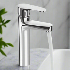 Single Lever Tall Basin Mixer without Pop-up