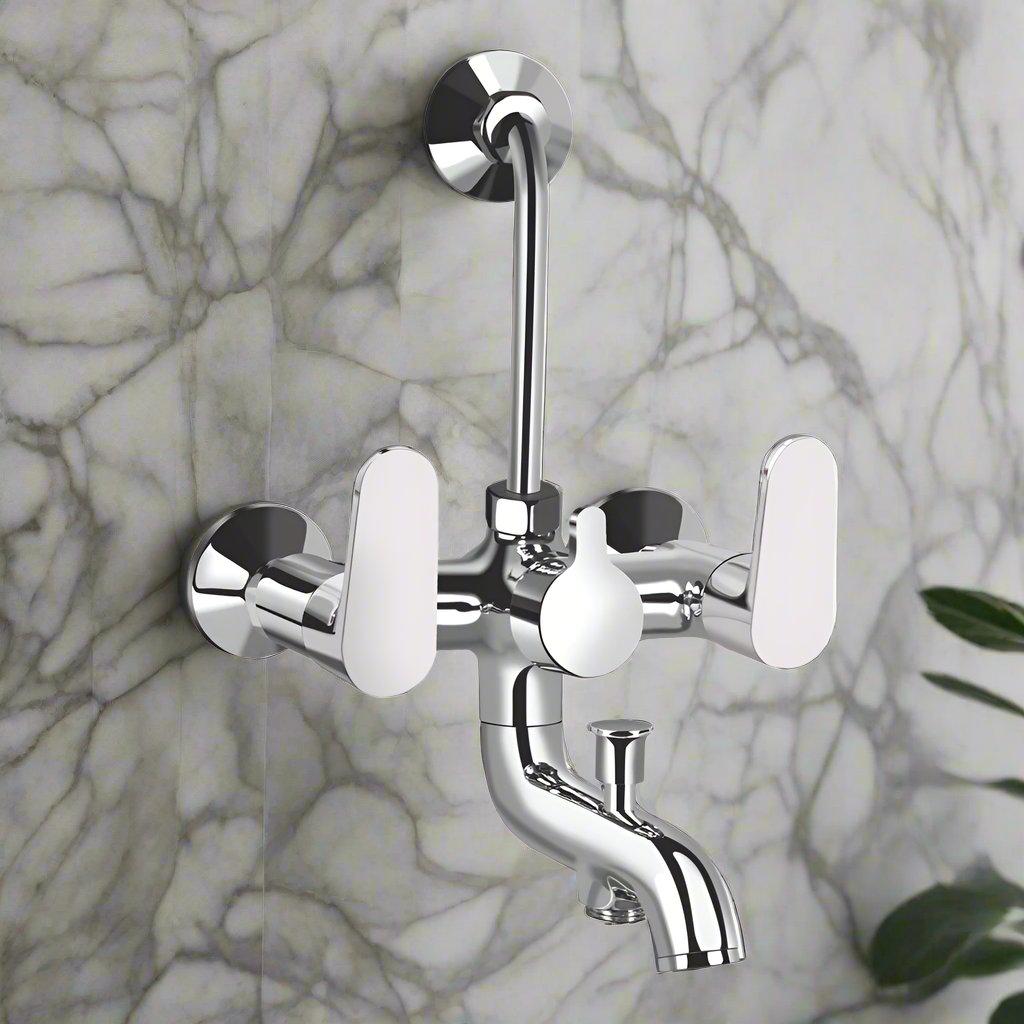 Wall Mixer 2 In 1 With Flanges