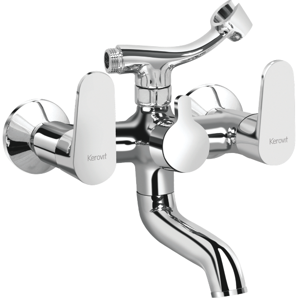 WALL MIXER 2 IN 1 WITH CRUTCH (KB411020) HYDRUS