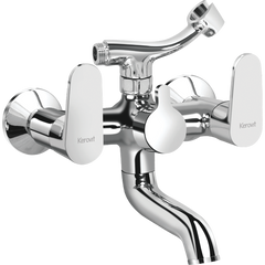 KEROVIT WALL MIXER 2 IN 1 WITH CRUTCH (KB411020) HYDRUS BY KAJARIA