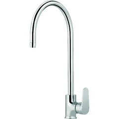 KEROVIT DECK MOUNTED SINK MIXER WITH SWIVEL SPOUT - SINGLE LEVER (KB411047)  HYDRUS