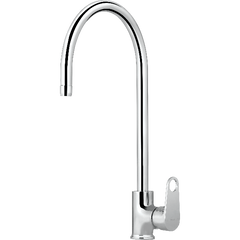 KEROVIT SINK MIXER DECK MOUNTED WITH SWIVEL SPOUT - SINGLE LEVER HYDRUS PLUS (KB511047) BY KAJARIA