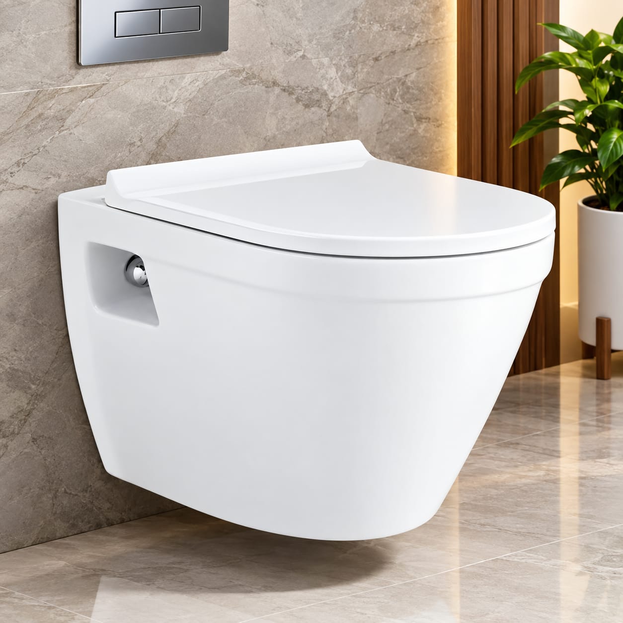 Kerovit Wall Hung comode EWC Connor - 107 By KAJARIA