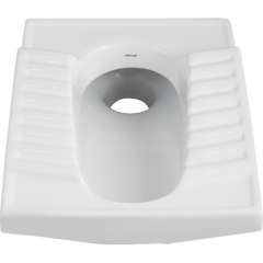 KEROVIT OPEN RIM CITY PAN WITH SPECIAL DESGINE SIZE :530*425*200MM WHITE (KS603) BY KAJARIA