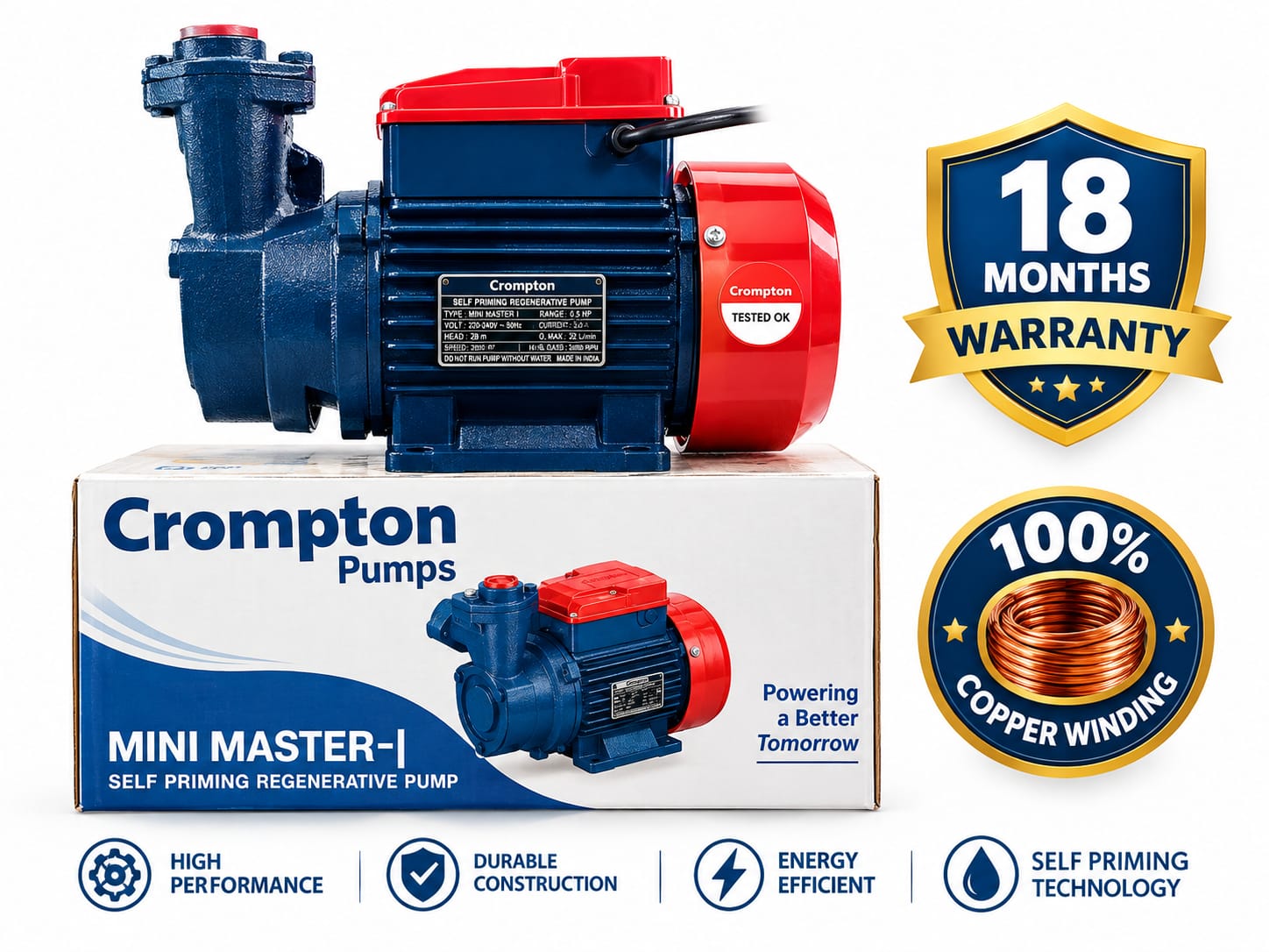 CROMPTON MINI MASTER (1 HP)
