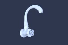 AQUA PRIDE PVC SHORT SWAN NECK WALL MOUNT