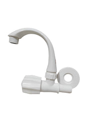 Sink Cock Swan Neck Small Spout Foam Flow With Flange