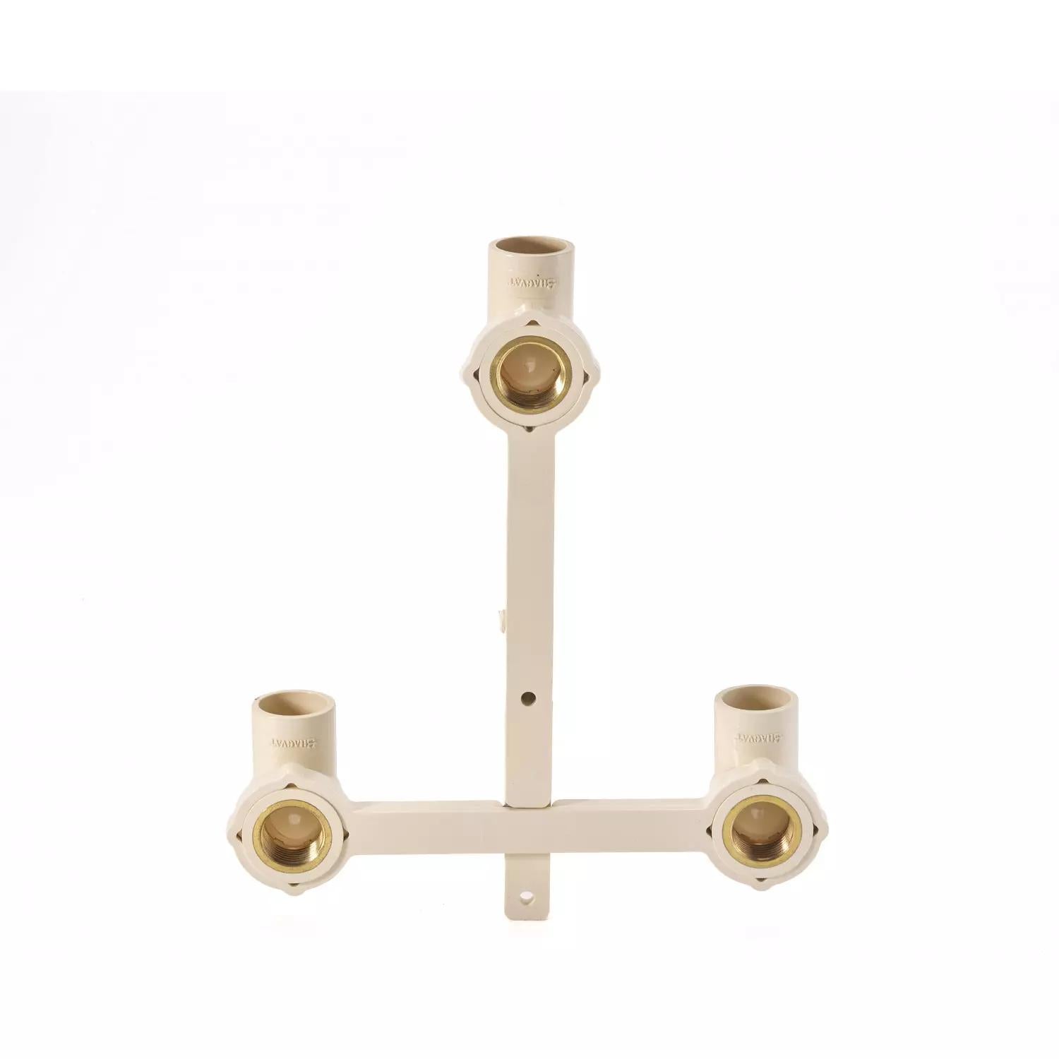 WATERTEC CPVC 3 IN 1 Wall Mixer Adapter With Brass Elbow