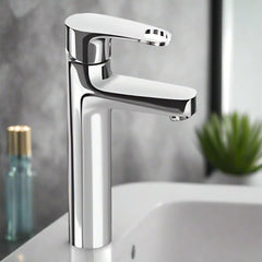 Single Lever Tall Basin Mixer without Pop-up