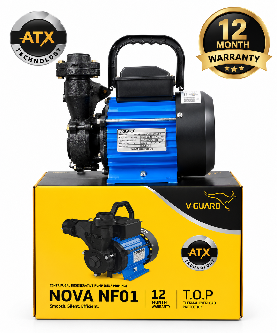 V-GUARD Nova NF01  (1 HP)  Self Priming Tullu Pump
