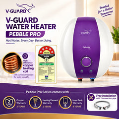 V GUARD  WATER HEATER  Pebble Pro  (15 L)
