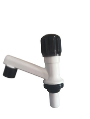 WATERTEC PVC Pillar Cock With Flange MODEL- Plus Series White