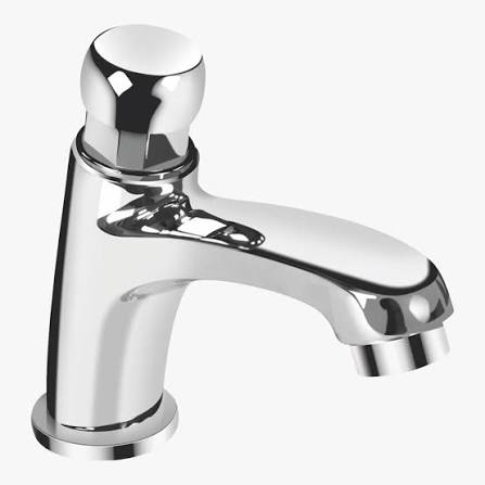 KEROVIT PUSH TAP Self Closing Pillar Cock (KA860001) By Kajaria