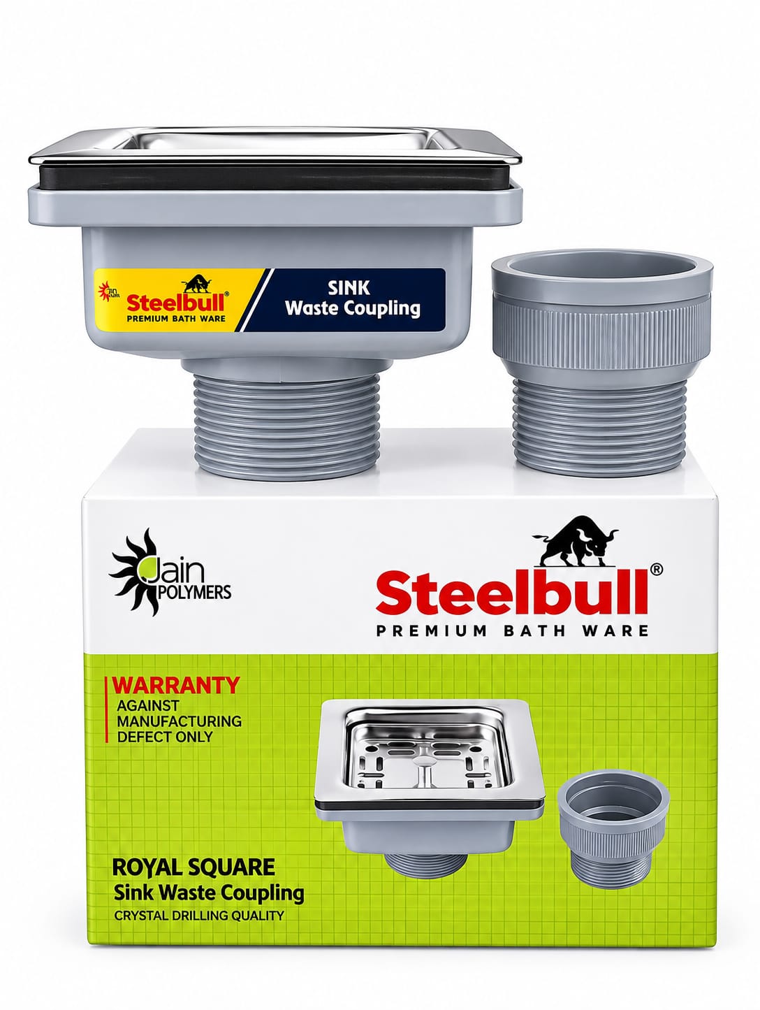 STEELBULL SINK WASTE COUPLING (ROYAL)