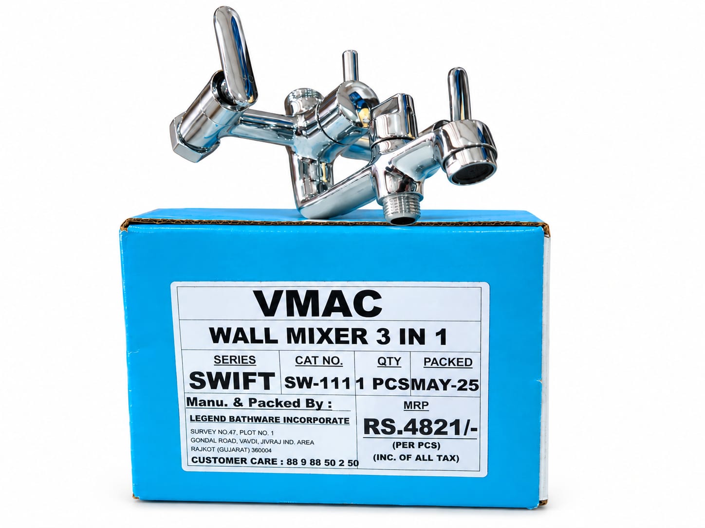 VMAC SWIFT 3 in 1 Wall Mixer 1/2