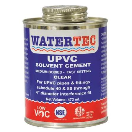 WATERTEC UPVC SOLVENT CEMENT 118ML